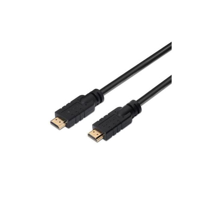AISENS - CABLE HDMI ALTA VELOCIDAD / HEC CON REPETIDOR, A/M-A/M, NEGRO, 15M - DESC -