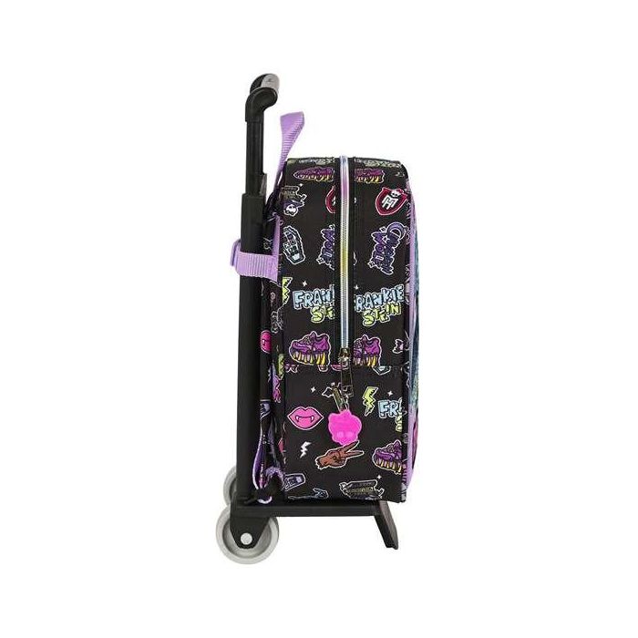 Mochila Escolar con Ruedas Monster High Creep Negro 22 x 27 x 10 cm 2 Mochila Escolar con Ruedas Monster High Creep Negro 22 x 27 x 10 cm 2