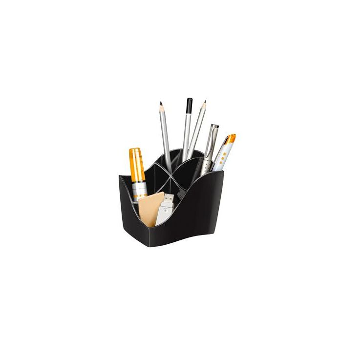 Organizador Sobremesa Cep Gama Ellypse Greenspirit Plastico Negro 118x89x98 mm