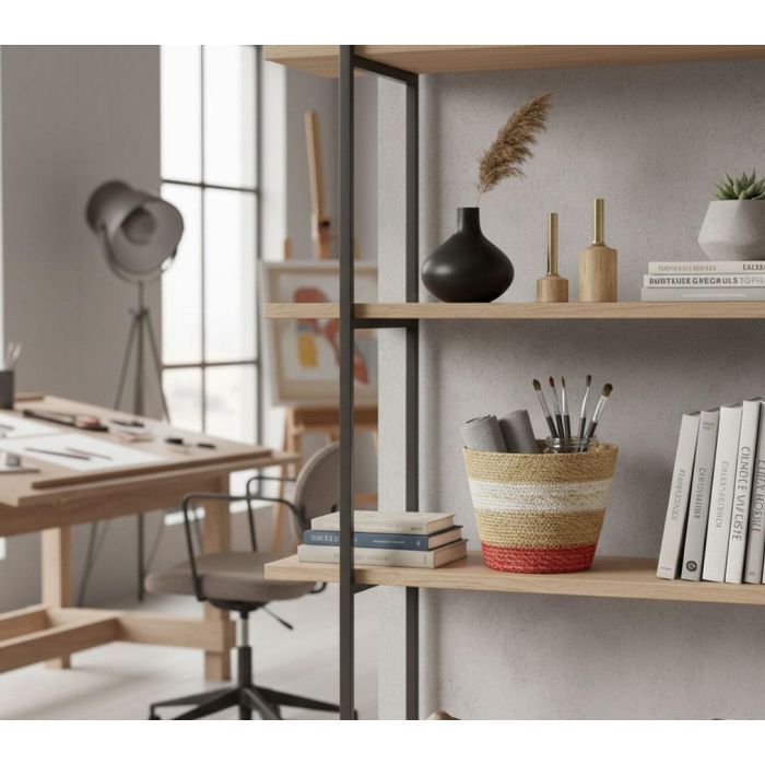 Inde Cesta Cónica Almacenamiento Seagrass 20 cm 8 Inde Cesta Cónica Almacenamiento Seagrass 20 cm 8