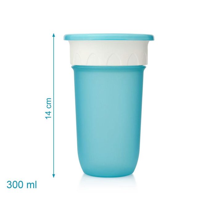 KioKids Vaso Step 3 Azul 300 ml +12 meses Colección Soft Nordic 2