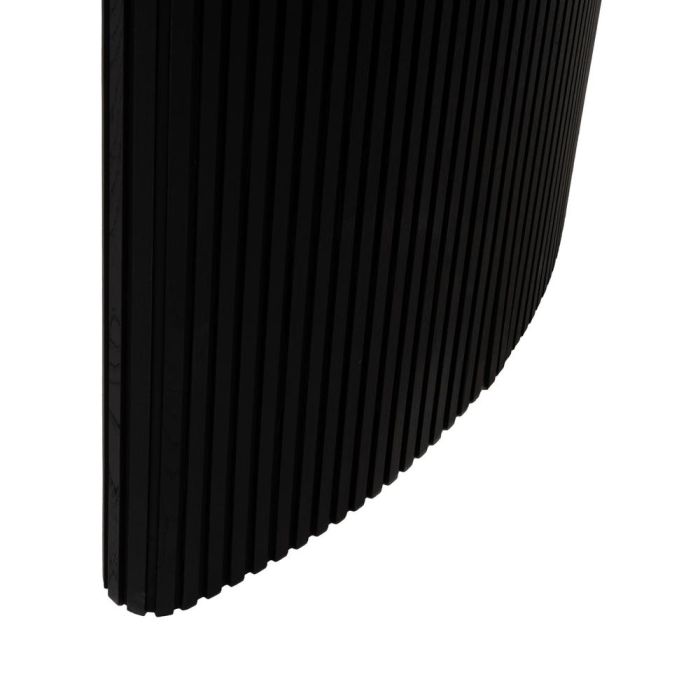 Mesa Comedor Negro-Natural Dm-Madera 220 X 113 X 75 cm