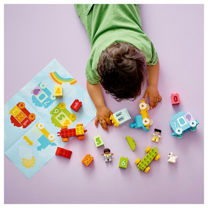 Lego Tren de los Números 10954, Juego de Construcción Educativo para Aprender a Contar, a Partir de 18 Meses, 23 Piezas 5