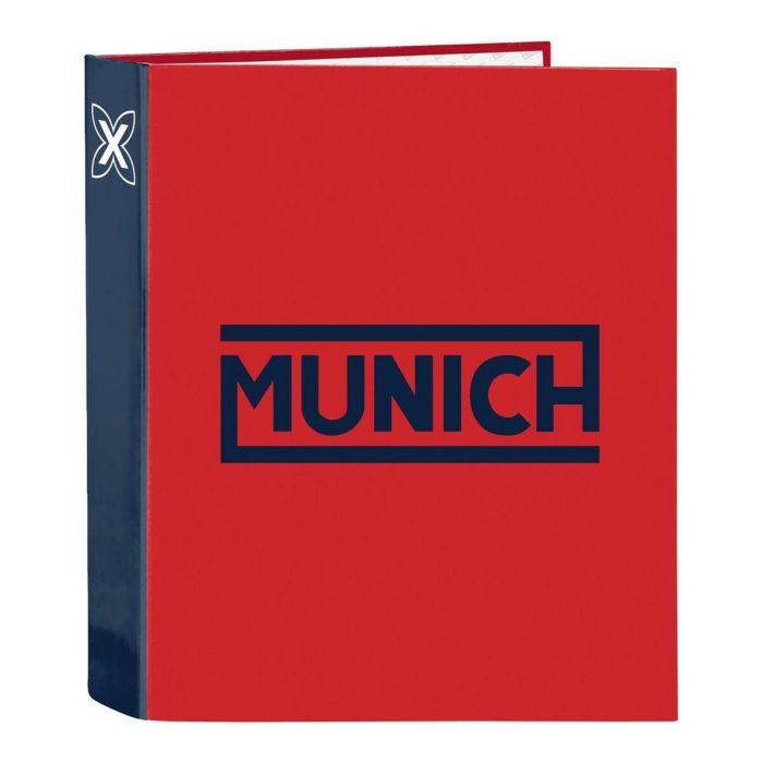 Carpeta de anillas Munich Supra Rojo A4 (40 mm) Carpeta de anillas Munich Supra Rojo A4 (40 mm)