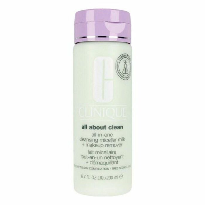 Clinique Leche Micelar Desmaquillante All About Cleansing Milk Doble Función Ojos Sensibles Anti-Granos 200 ml ILN46649