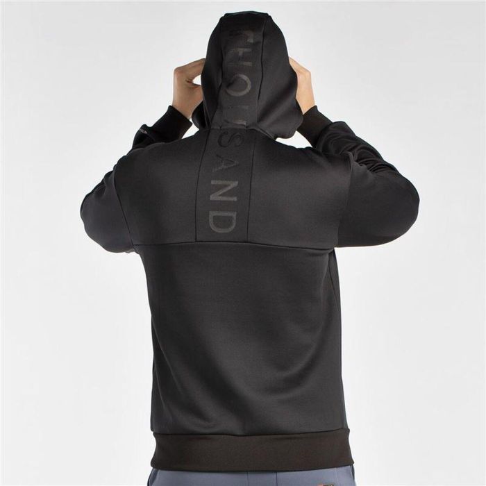 Sudadera con Capucha Hombre +8000 Esvein Negro L 1