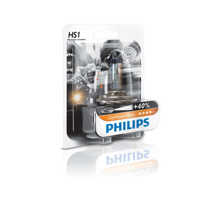 Philips MTECPH 12636CTVBW Lámpara Moto HS1 Cityvision 12V 35/35W Px43T Bw Philips MTECPH 12636CTVBW Lámpara Moto HS1 Cityvision 12V 35/35W Px43T Bw