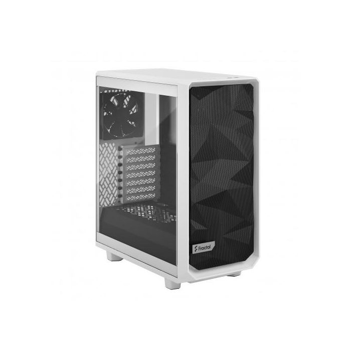 Fractal Design FD-C-MES2C-05 Meshify 2 Compact Blanco - Caja PC ATX/Micro ATX/Mini-ITX, Vidrio Templado, Ventana Lateral 1