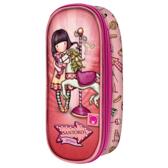 Estuche Escolar Gorjuss Carousel Salmón (10 x 23 x 6 cm) 0 Estuche Escolar Gorjuss Carousel Salmón (10 x 23 x 6 cm) 0