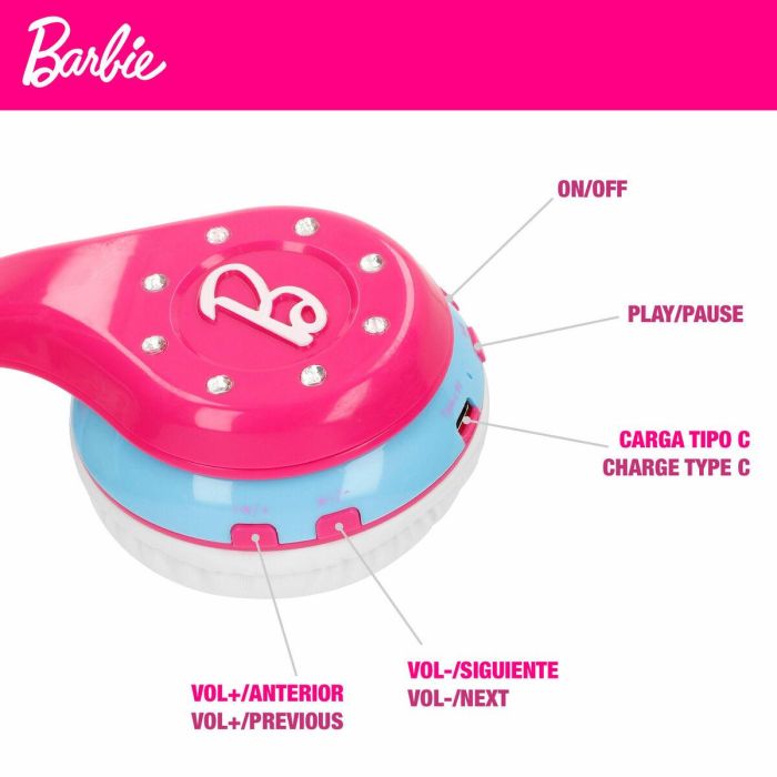 Auriculares Bluetooth Barbie 3 Auriculares Bluetooth Barbie 3