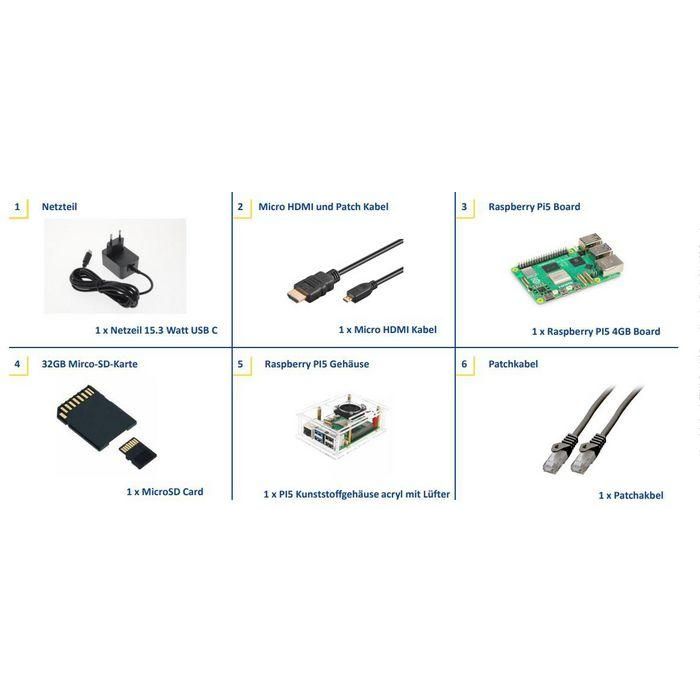 Raspberry Pi Pi PI5 - 4GB-EINSTIEG KIT Raspberry Pi Pi PI5 - 4GB-EINSTIEG KIT