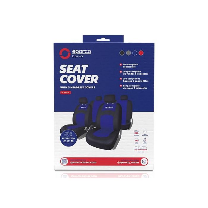 Juego Fundas 402 Intl Azul SPCS402BL 3 Juego Fundas 402 Intl Azul SPCS402BL 3