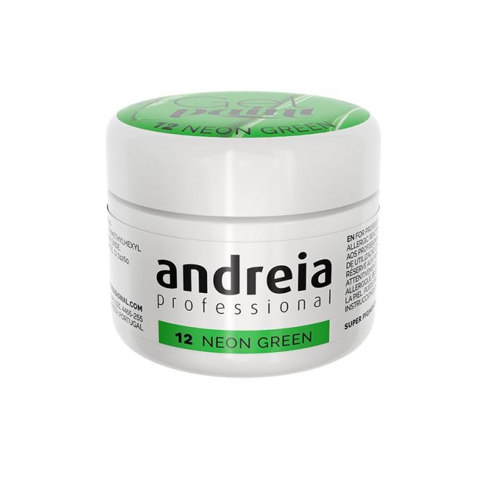 Andreia Gel Paint Verde Neon 12 4 ml