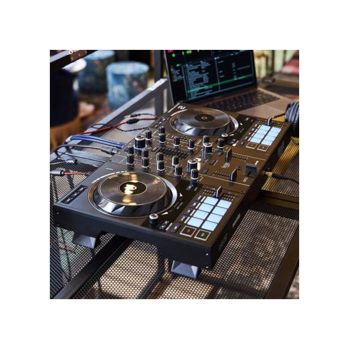 Hercules Controlador DJ Inpulse 500 DVS 4780909 para scratch digital Negro Hercules Controlador DJ Inpulse 500 DVS 4780909 para scratch digital Negro