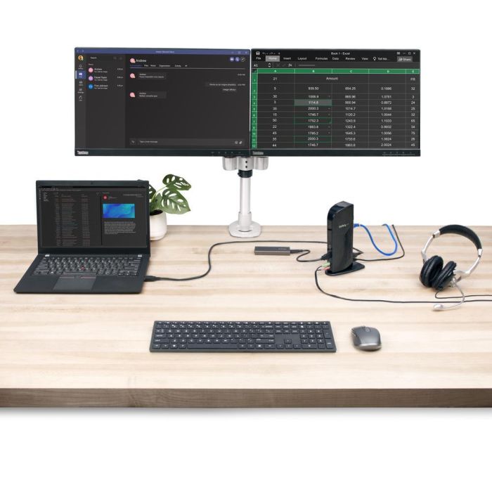 Hub USB Startech USB3SDOCKHD Negro 20 W 6 Hub USB Startech USB3SDOCKHD Negro 20 W 6