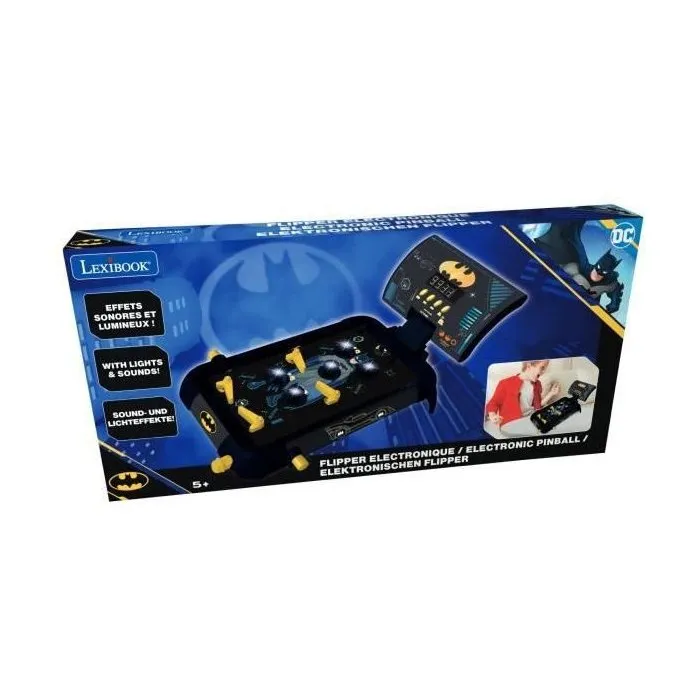 Lexibook Máquina de Pinball Electrónica Batman con Efectos de Luz y Sonido 3