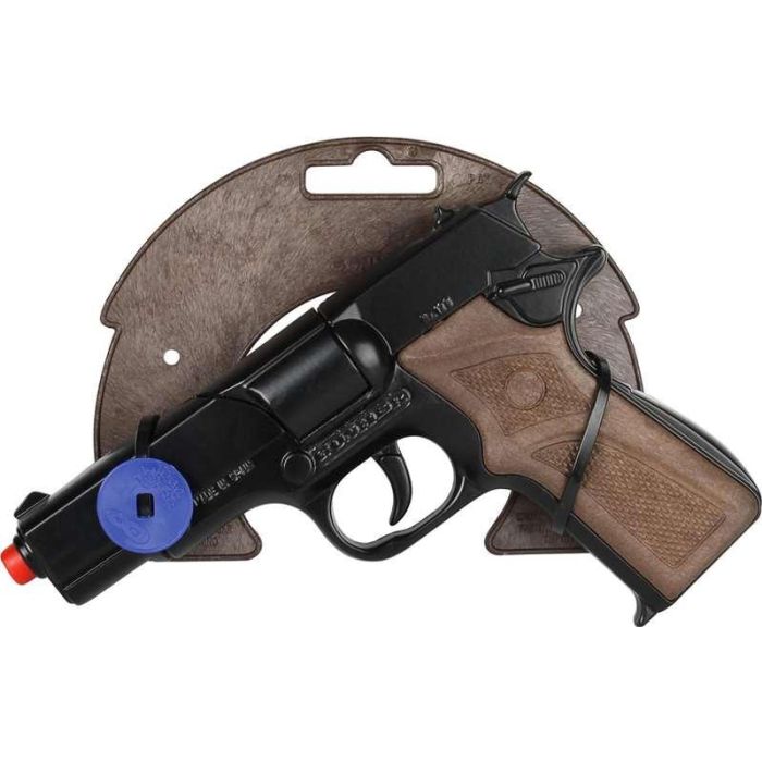 Gonher 17x12 Pistola de Juguete Metálica de Policía, Capacidad 8 Tiros, Réplica Realista para Niños +3 Años 2 Gonher 17x12 Pistola de Juguete Metálica de Policía, Capacidad 8 Tiros, Réplica Realista para Niños +3 Años 2
