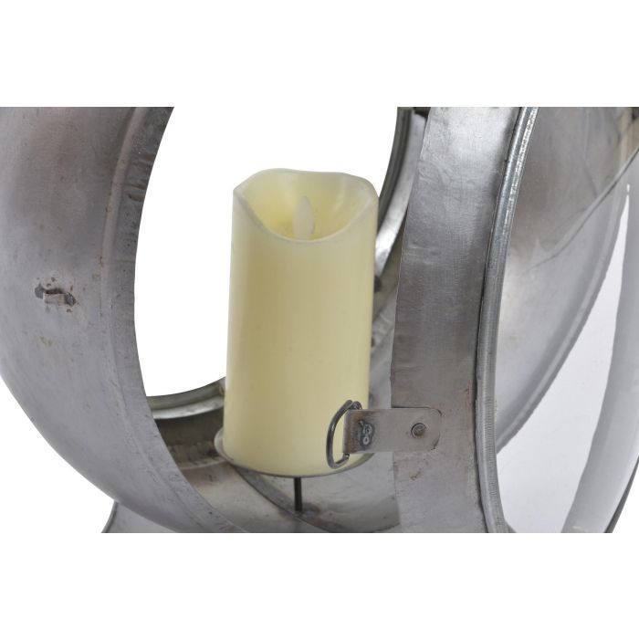 DKD Home Decor Farola Vintage 22 x 55 x 37 cm Plateado Metal Cristal 2