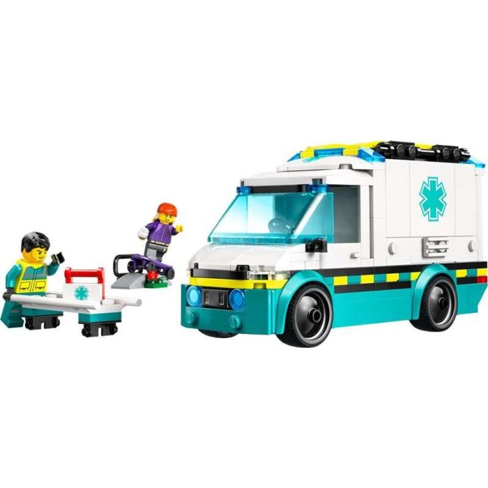 Juego de construccion ambulancia de emergencias lego city 3 Juego de construccion ambulancia de emergencias lego city 3