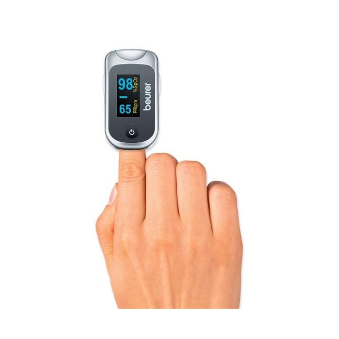 Beurer PO-40 Pulsioxímetro para medir oxígeno en sangre, frecuencia cardiaca y PI, ideal para deporte 1 Beurer PO-40 Pulsioxímetro para medir oxígeno en sangre, frecuencia cardiaca y PI, ideal para deporte 1