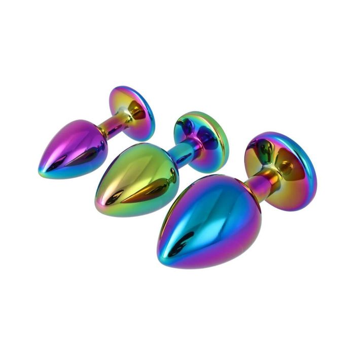 Plug Anal Pick&Love Nº 18 Multicolor 3 Piezas (8,3 cm) (9,5 cm) (7,6 cm) 5 Plug Anal Pick&Love Nº 18 Multicolor 3 Piezas (8,3 cm) (9,5 cm) (7,6 cm) 5