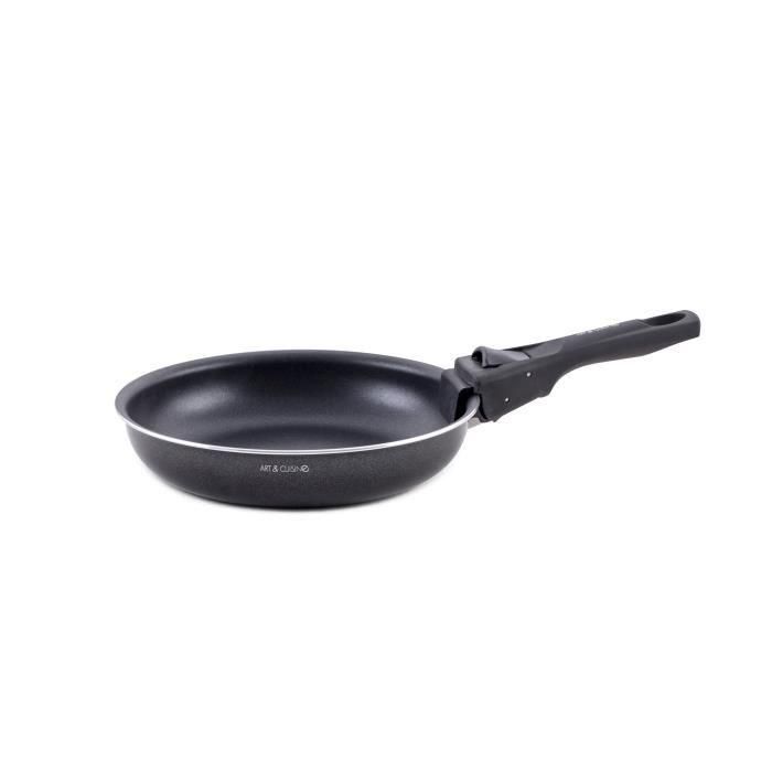 Art & Cuisine AC1083 Batería de Cocina de Aluminio, 10 Piezas, Negro, Compatible con Todas las Fuentes de Calor, Inducción 1 Art & Cuisine AC1083 Batería de Cocina de Aluminio, 10 Piezas, Negro, Compatible con Todas las Fuentes de Calor, Inducción 1