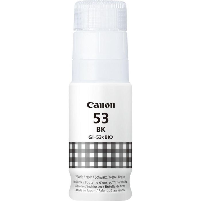 Canon GI-53Bk Botella de Tinta Negra 60 ml ChromaLife100 para PIXMA G650 G550 4