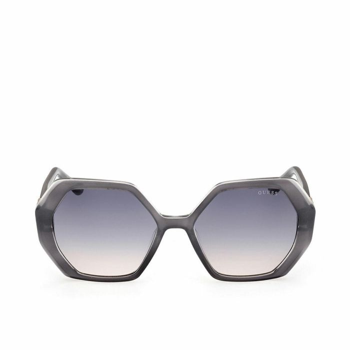 Guess GU7879 20W Gafas de Sol Mujer, Forma Geométrica, Montura Gris, Cristales Azul Degradado, Calibre 54mm, Patilla 140mm 0 Guess GU7879 20W Gafas de Sol Mujer, Forma Geométrica, Montura Gris, Cristales Azul Degradado, Calibre 54mm, Patilla 140mm 0