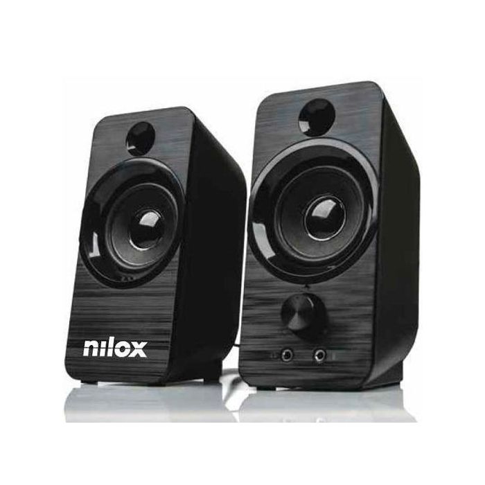 Nilox Altavoces PC 6W USB Negro Nxapc02