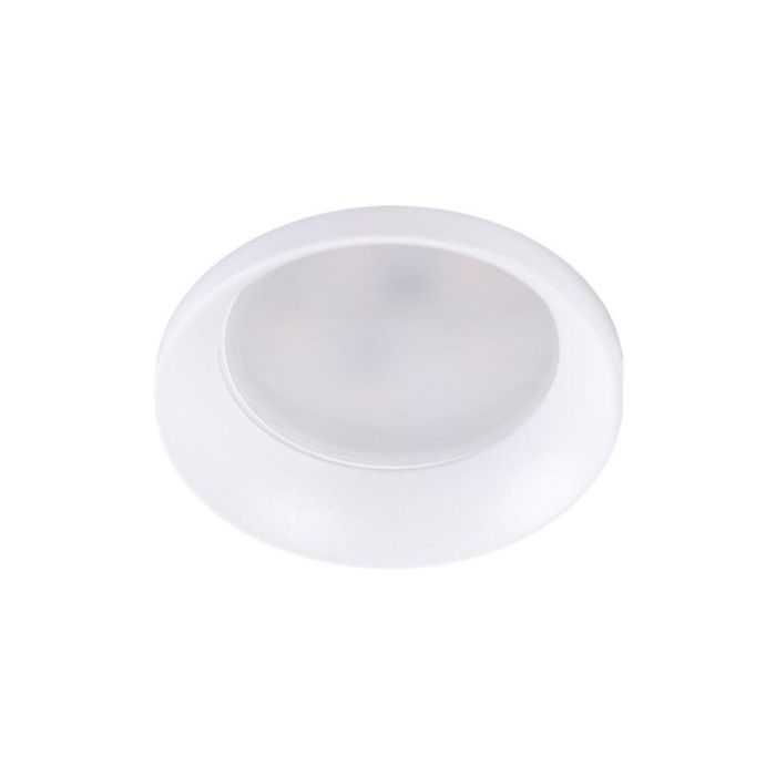 Aro Foco Downlight Circular Aluminio Blanco Integración Yeso Ø60mm 1 Aro Foco Downlight Circular Aluminio Blanco Integración Yeso Ø60mm 1