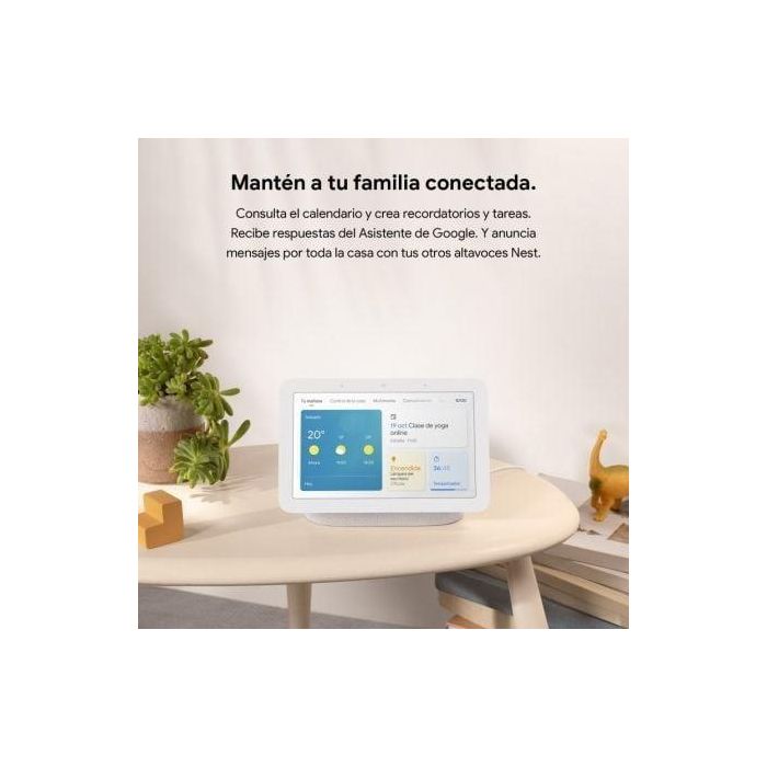 Google GA01331-IT Altavoz Inteligente Nest Hub 2ª Gen. con Pantalla Táctil 7", Sensor de Sueño y Control Smart Home - Tiza 3 Google GA01331-IT Altavoz Inteligente Nest Hub 2ª Gen. con Pantalla Táctil 7", Sensor de Sueño y Control Smart Home - Tiza 3