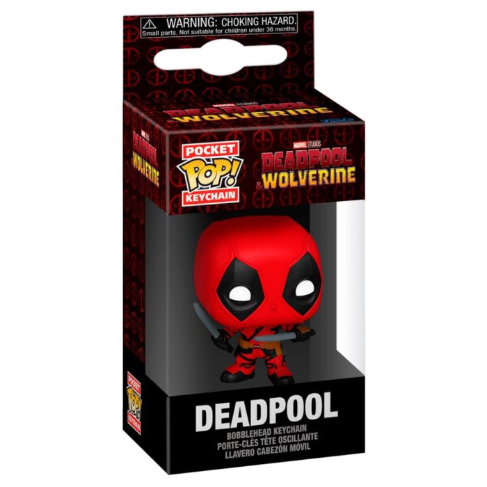 Llavero Pocket POP Marvel Deadpool & Wolverine Deadpool 1 Llavero Pocket POP Marvel Deadpool & Wolverine Deadpool 1