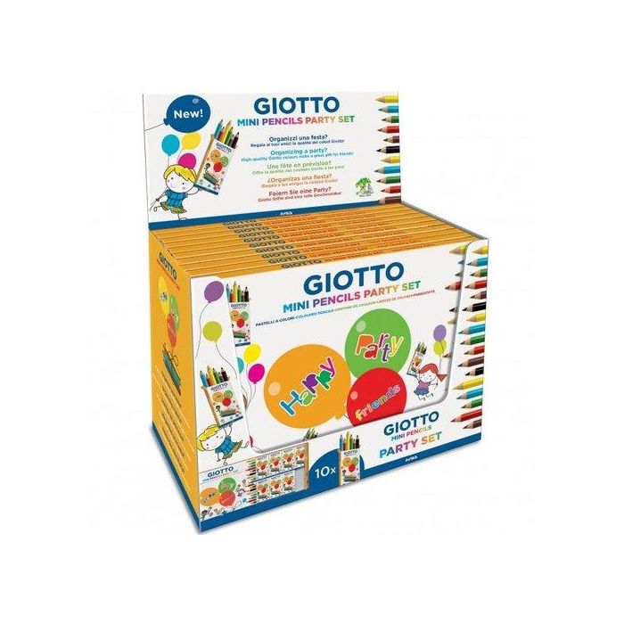 Lapices De Colores Giotto Party Caja De 60 (10X Estuche De 6) (Set de 10)