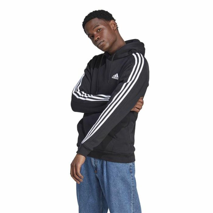 Sudadera con Capucha Hombre Adidas Negro 4