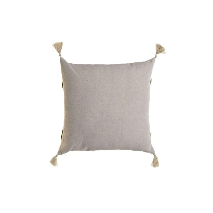 Cojín Home ESPRIT Verde Boho 45 x 5 x 45 cm 3 Cojín Home ESPRIT Verde Boho 45 x 5 x 45 cm 3