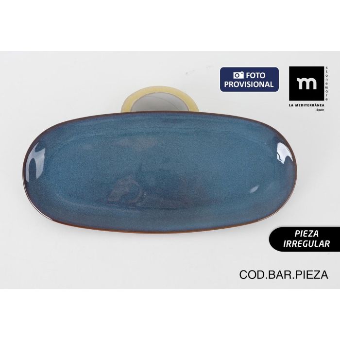 La Mediterranea Fuente Oval Morell 33.8 x 15.2 x 2.6 cm (12 Unidades)