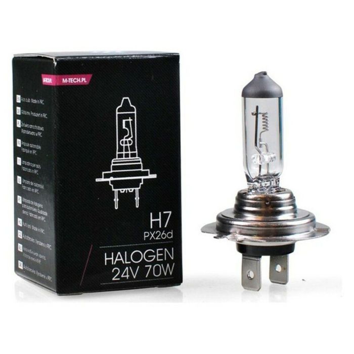 Bombilla M-Tech Z904 24v 70W H7 2 Bombilla M-Tech Z904 24v 70W H7 2