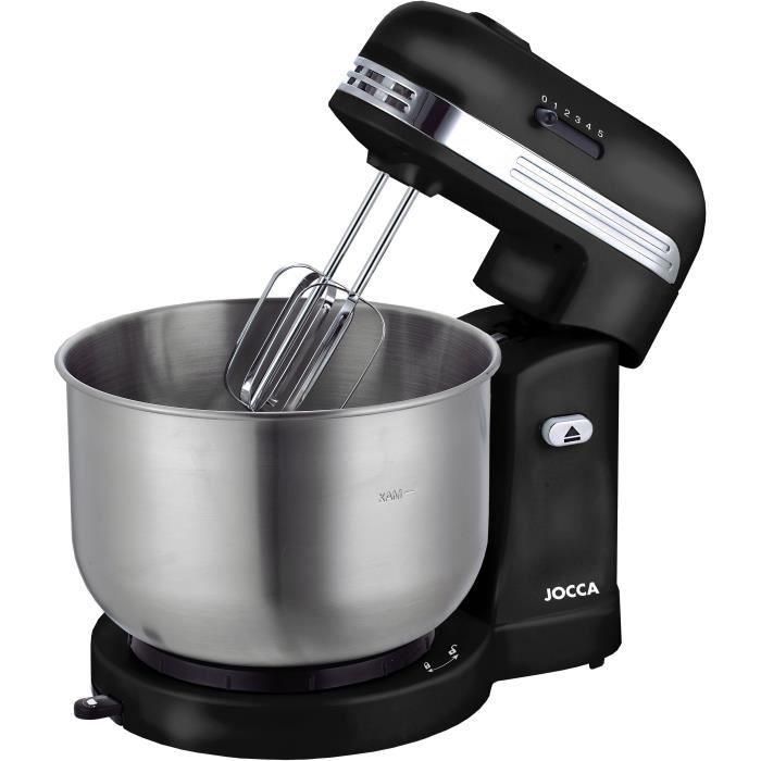 Procesador de alimentos JOCCA - Recipiente de acero inoxidable de 3,5 L - 5 velocidades - Negro y gris 4 Procesador de alimentos JOCCA - Recipiente de acero inoxidable de 3,5 L - 5 velocidades - Negro y gris 4