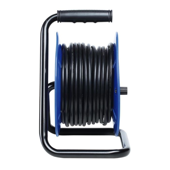 Enrollacables 25 m 3 g 1,50 mm² 4 tomas bipolares con t/tl con protector térmico 1 Enrollacables 25 m 3 g 1,50 mm² 4 tomas bipolares con t/tl con protector térmico 1