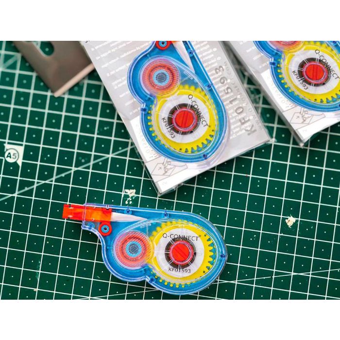 Corrector Q-Connect Cinta Blanco 5 mm X 8 Mt 4 Corrector Q-Connect Cinta Blanco 5 mm X 8 Mt 4
