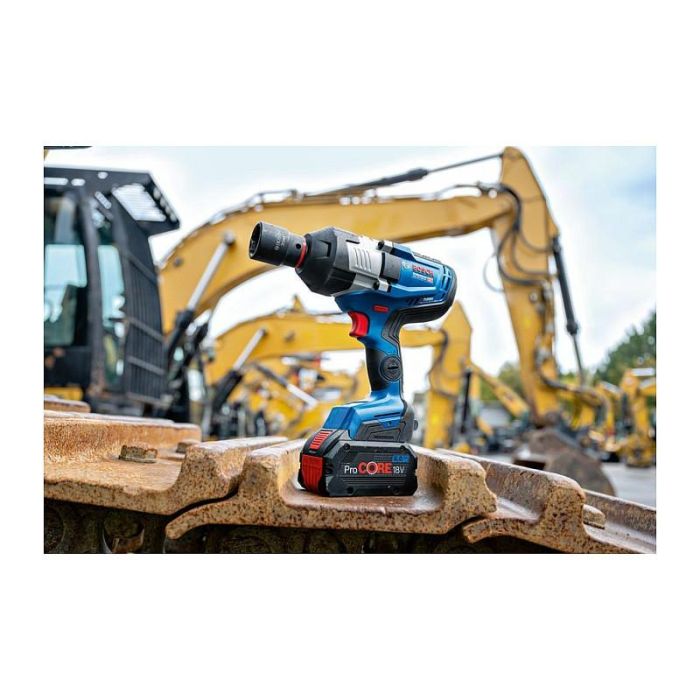 Bosch GDS 18V-1600 HC Professional Akku-Drehschlagschrauber, Destornillador de Impacto 1600 Nm, 18V, Mango Pistola, 3/4", Luz, Azul 4