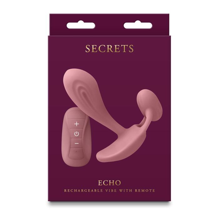 Plug Vibrador Anal NS Novelties Secrets Rosa 1