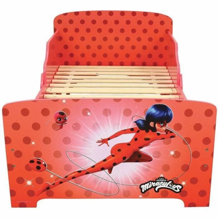 Fun House AUC3700057134839 Cama Infantil Miraculous Ladybug con Lattes Box Spring 140x70 cm 2 Fun House AUC3700057134839 Cama Infantil Miraculous Ladybug con Lattes Box Spring 140x70 cm 2