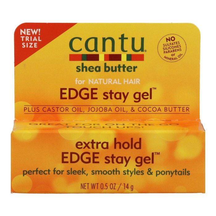 Cantu Gel para Peinado Extra Hold con Manteca de Karité 14 g - Acondiciona y Suaviza el Frizz