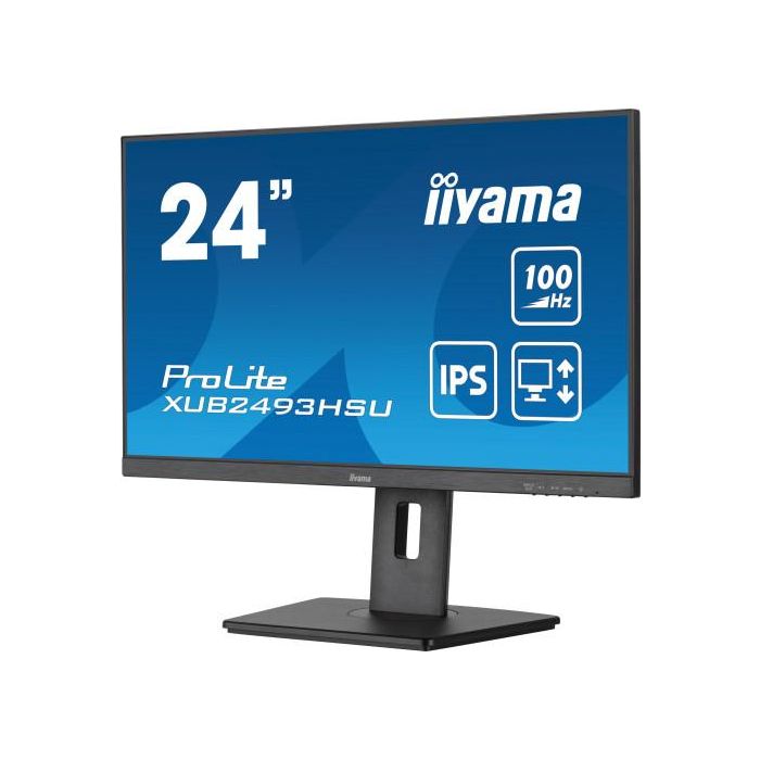 MONITOR IIYAMA 24" PROLITE XUB2493HSU-B6, IPS, 100HZ, 1MS, USB, HDMI, DISPLAYPORT, ALT 2x2W, ALTU, GIRO, INCLI, PIVOT 4 MONITOR IIYAMA 24" PROLITE XUB2493HSU-B6, IPS, 100HZ, 1MS, USB, HDMI, DISPLAYPORT, ALT 2x2W, ALTU, GIRO, INCLI, PIVOT 4