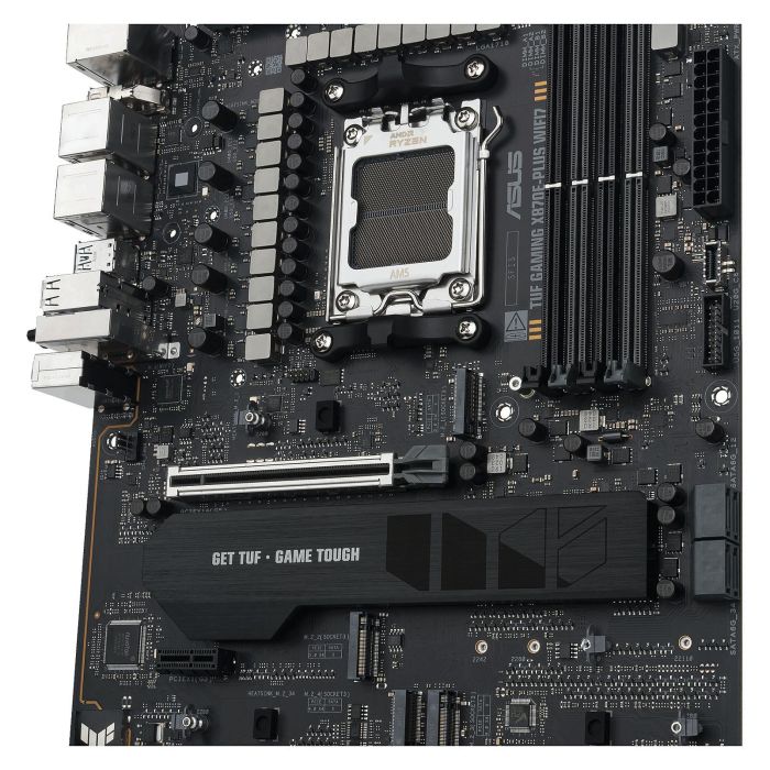 ASUS TUF GAMING X870E-PLUS WIFI7 Placa Base ATX, AMD X870E, Zócalo AM5 para AMD Ryzen 7000/8000/9000 Series, DDR5-SDRAM, Wi-Fi 7, Bluetooth 5.4 10