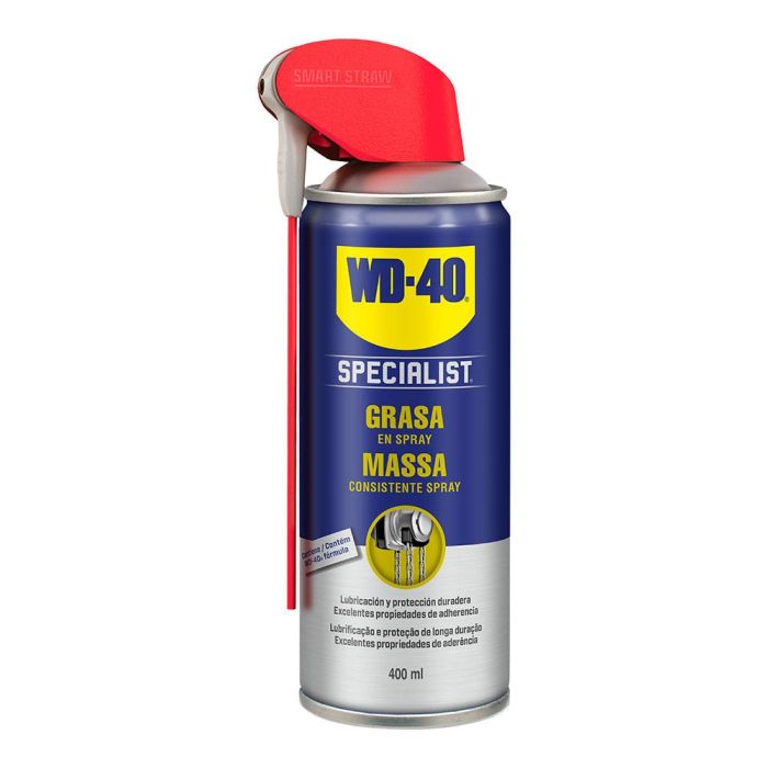WD-40 Grasa en Spray Specialist 34385, Lubricante para Maquinaria, Engranajes y Cadenas, 400 ml 0 WD-40 Grasa en Spray Specialist 34385, Lubricante para Maquinaria, Engranajes y Cadenas, 400 ml 0