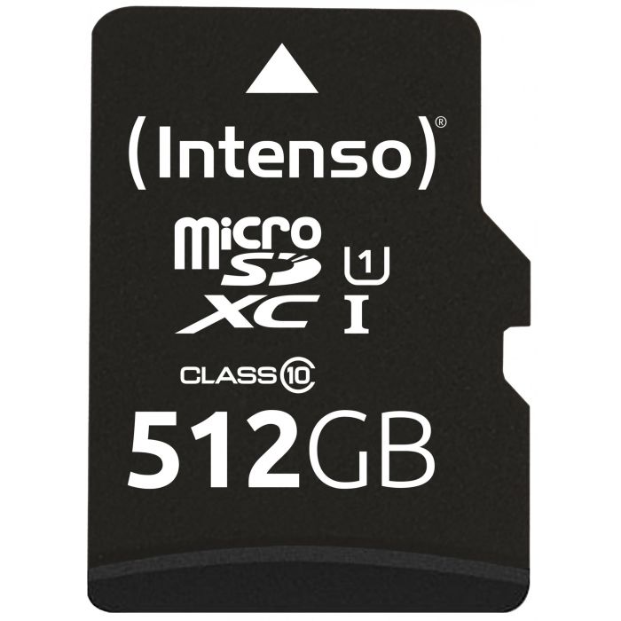 Intenso 3424493 Tarjeta MicroSD 512GB UHS-I 0 Intenso 3424493 Tarjeta MicroSD 512GB UHS-I 0