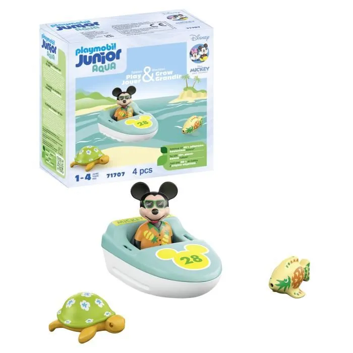 Playmobil Viaje en Bote con Mickey Junior 71707 Disney 3