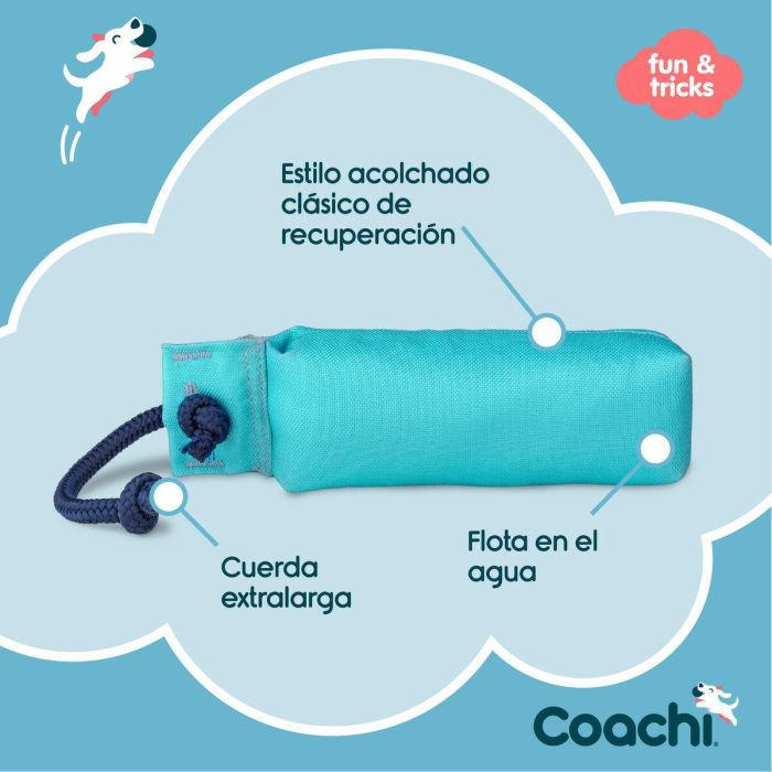 Coachi Training Dummy Flotante para Adiestramiento de Perros y Cachorros, Juguete de Recuperación para Lanzamiento a Distancia, Talla L Azul Claro 8 Coachi Training Dummy Flotante para Adiestramiento de Perros y Cachorros, Juguete de Recuperación para Lanzamiento a Distancia, Talla L Azul Claro 8